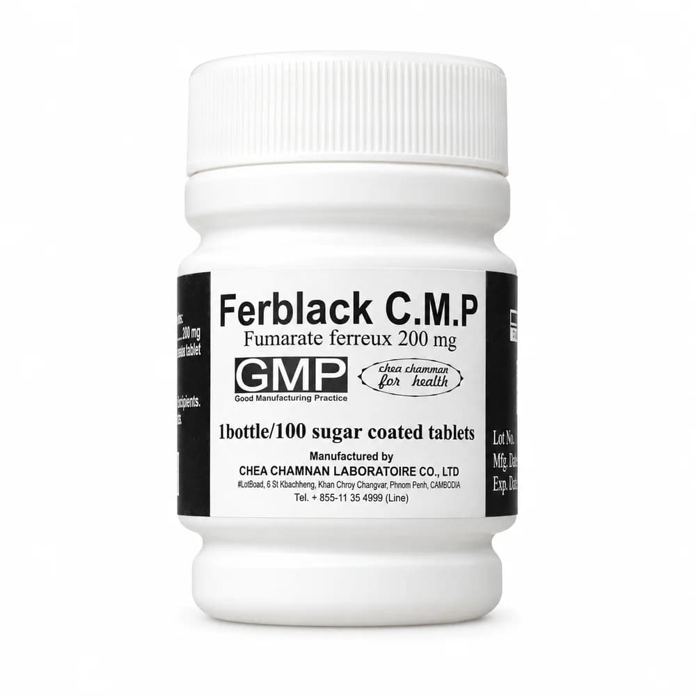 Ferblack C.M.P Fumarate ferreux 200 mg