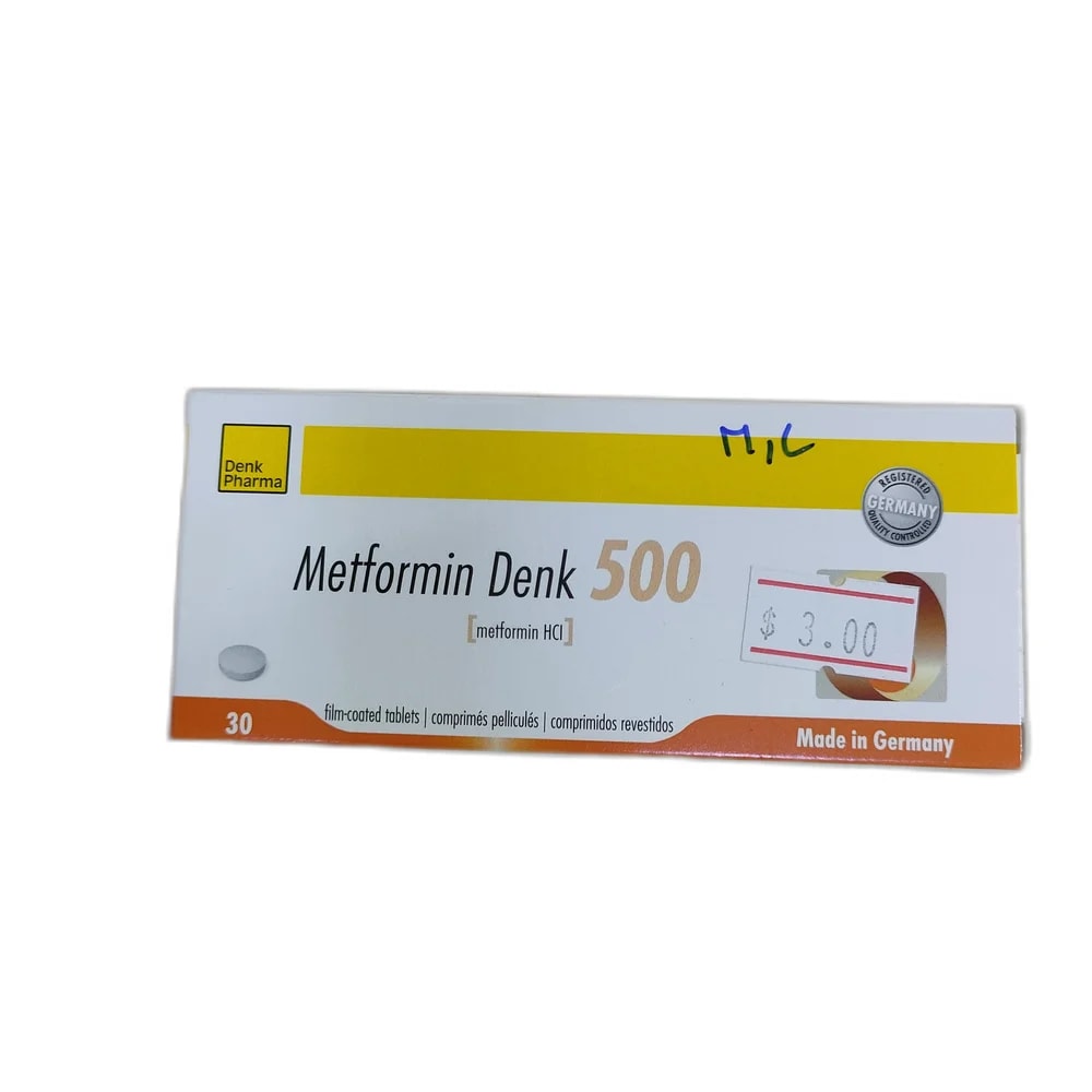 Metformin Denk 500 mg - Depot de Pharmacie B Rotha