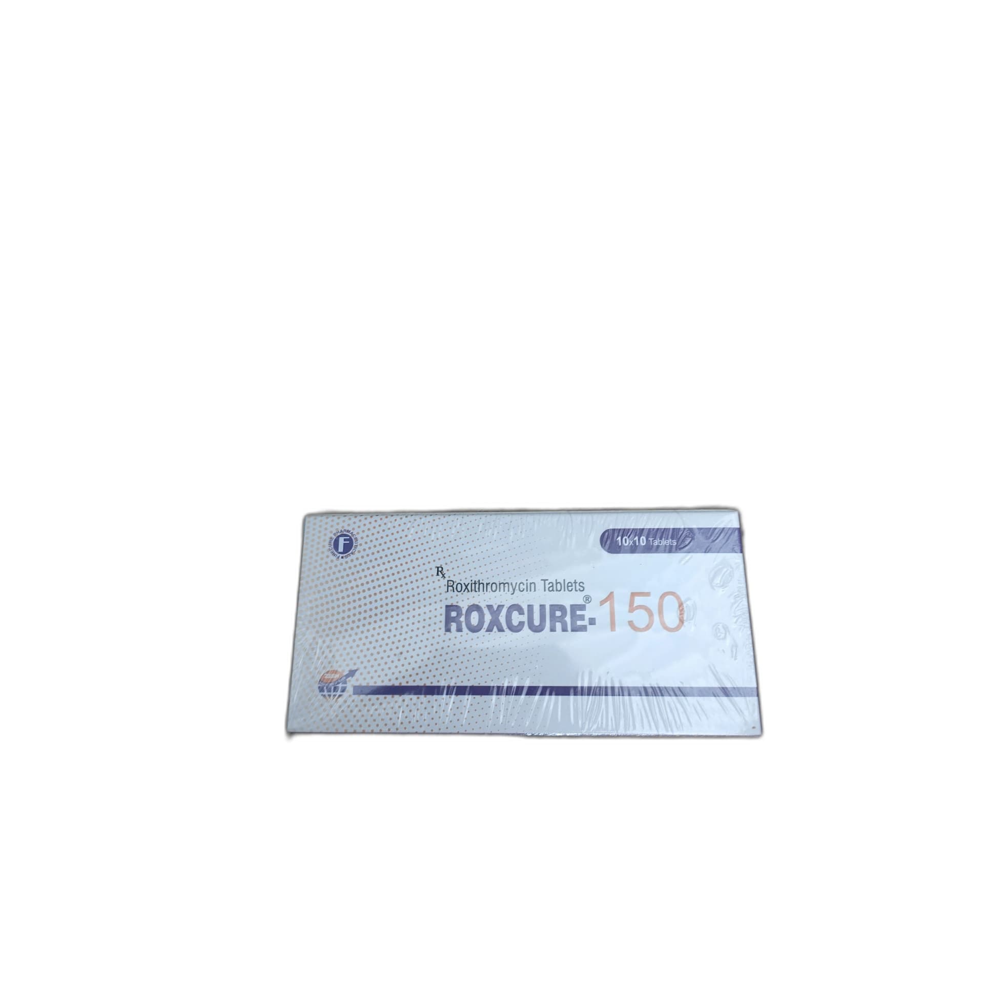 Roxcure-150 Roxithromycin 150mg 10 x 10 tablets