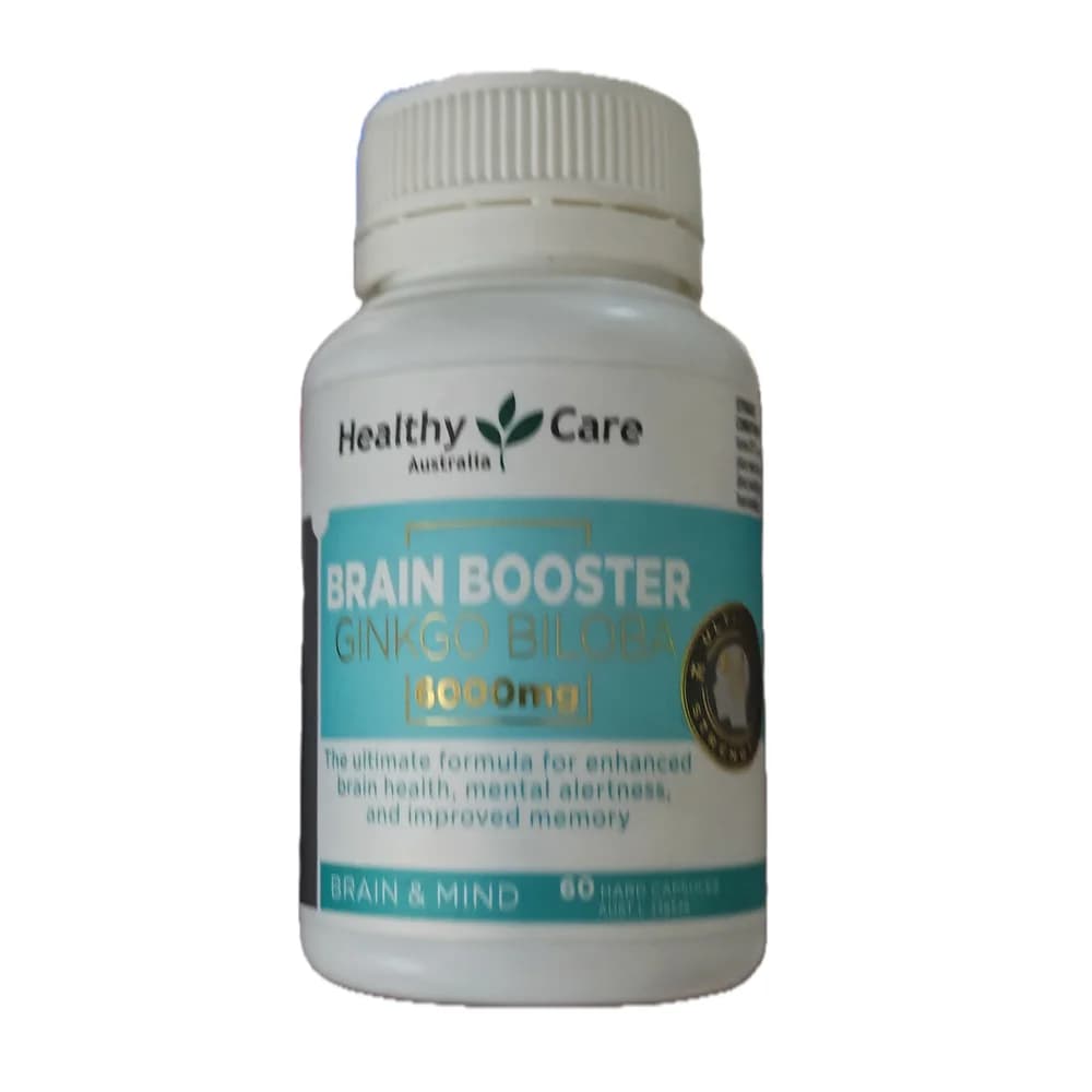 Healthy Care Brain Booster Ginkgo Biloba 6000 mg