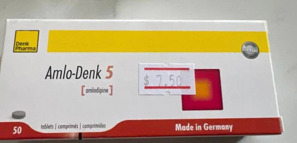 Amlo-Denk 5 Amlodipine 5mg