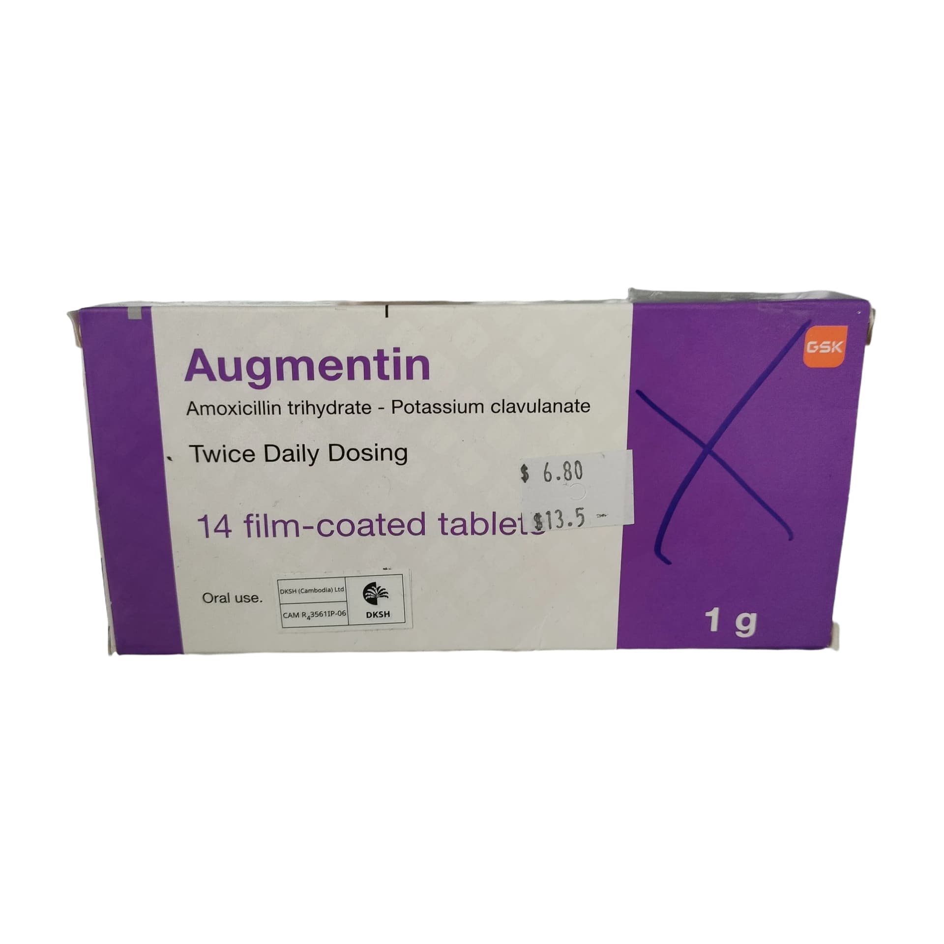 Augmentin 1g (875mg/125mg)