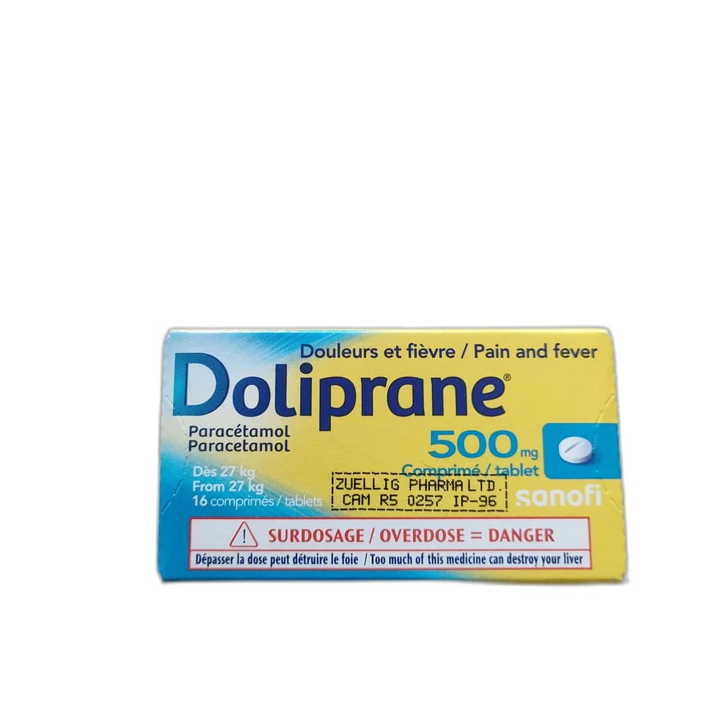 Doliprane 500 mg Tablets 500 mg