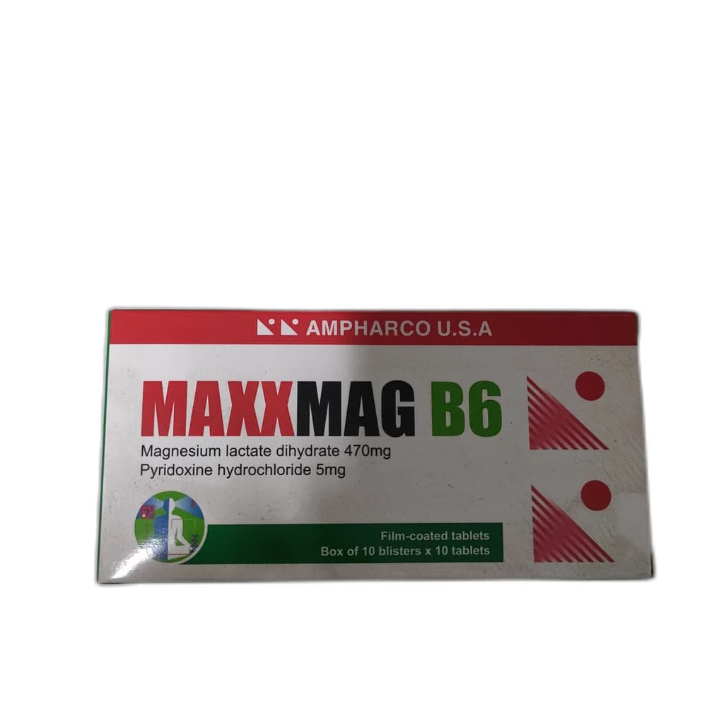 Maxxmag B6 470 mg / 5 mg
