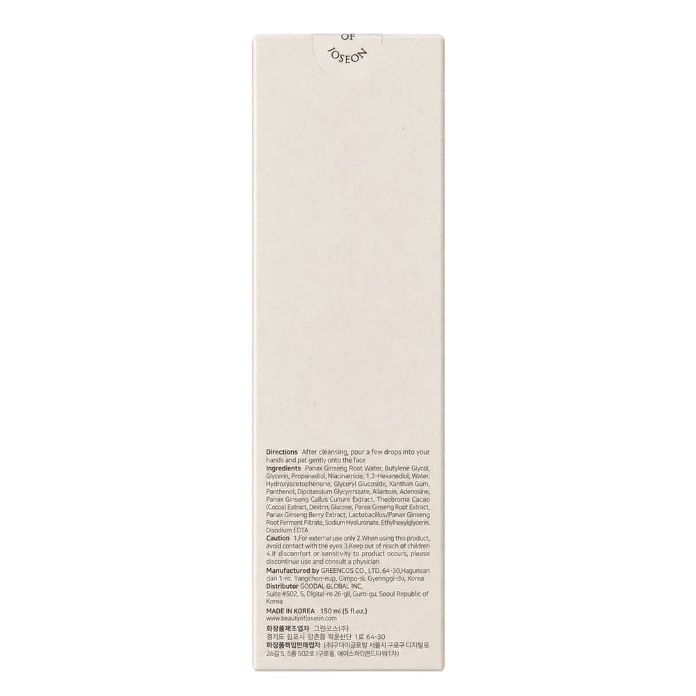 Beauty of Joseon Ginseng Essence Water