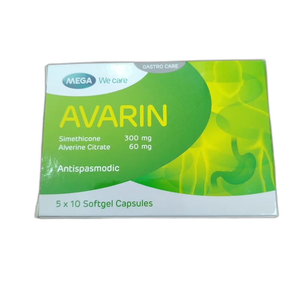 Avarin Alverine 60 mg / Simethicone 300 mg