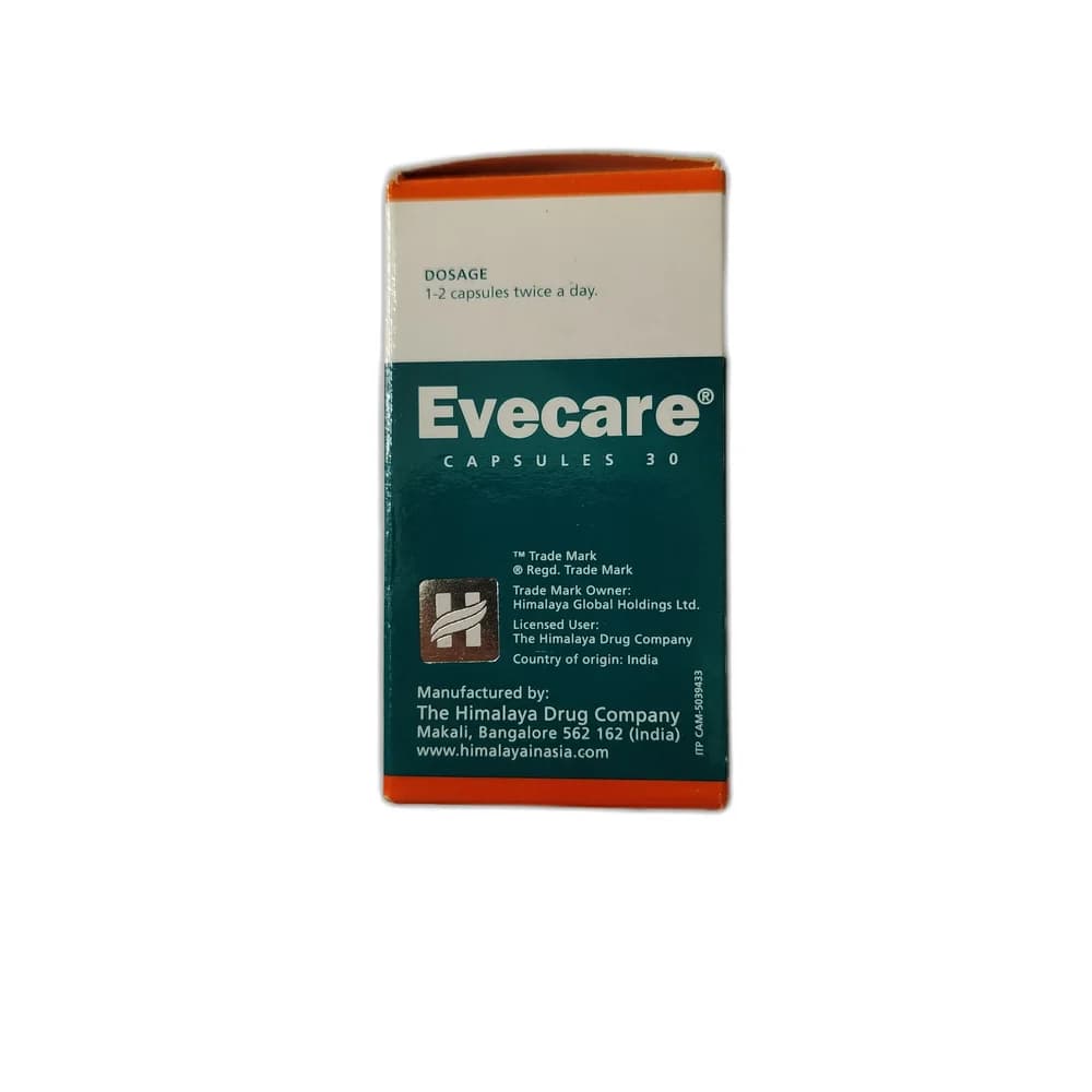 Himalaya Evecare Multiple herbal extracts per capsule