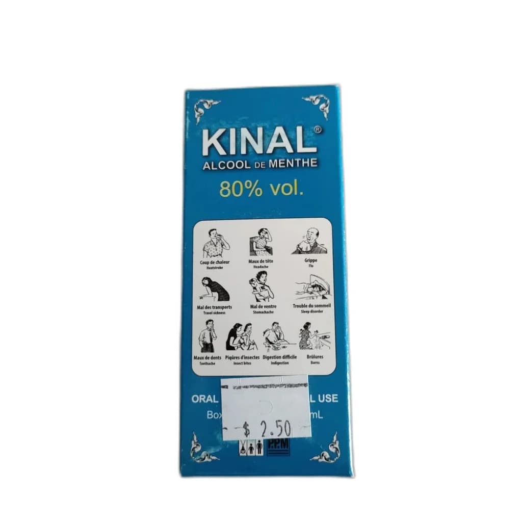 Kinal Alcool de Menthe 80% v/v