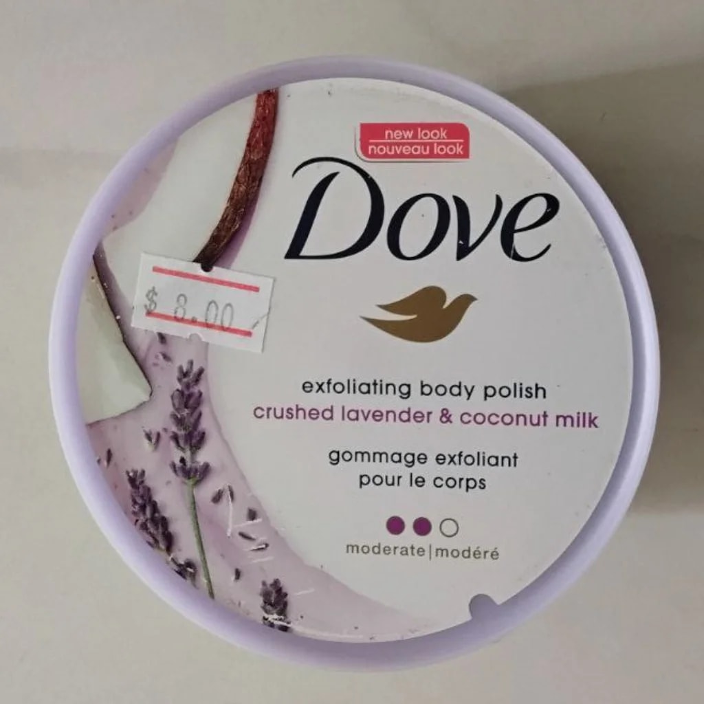 Dove Exfoliating Body Polish – Crushed Lavender & Coconut Milk 200 g Not available - SETHIKA CARE Pharmacy