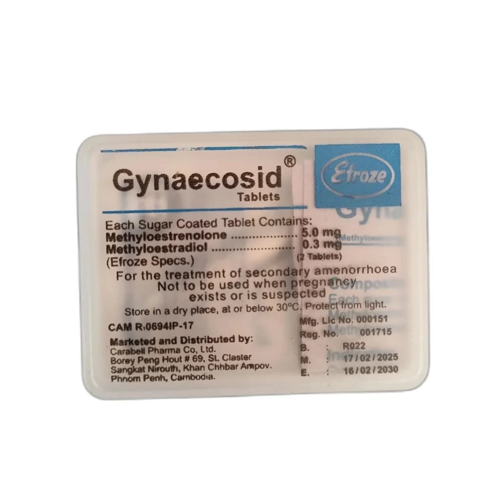 Gynaecosid 5 mg + 0.3 mg