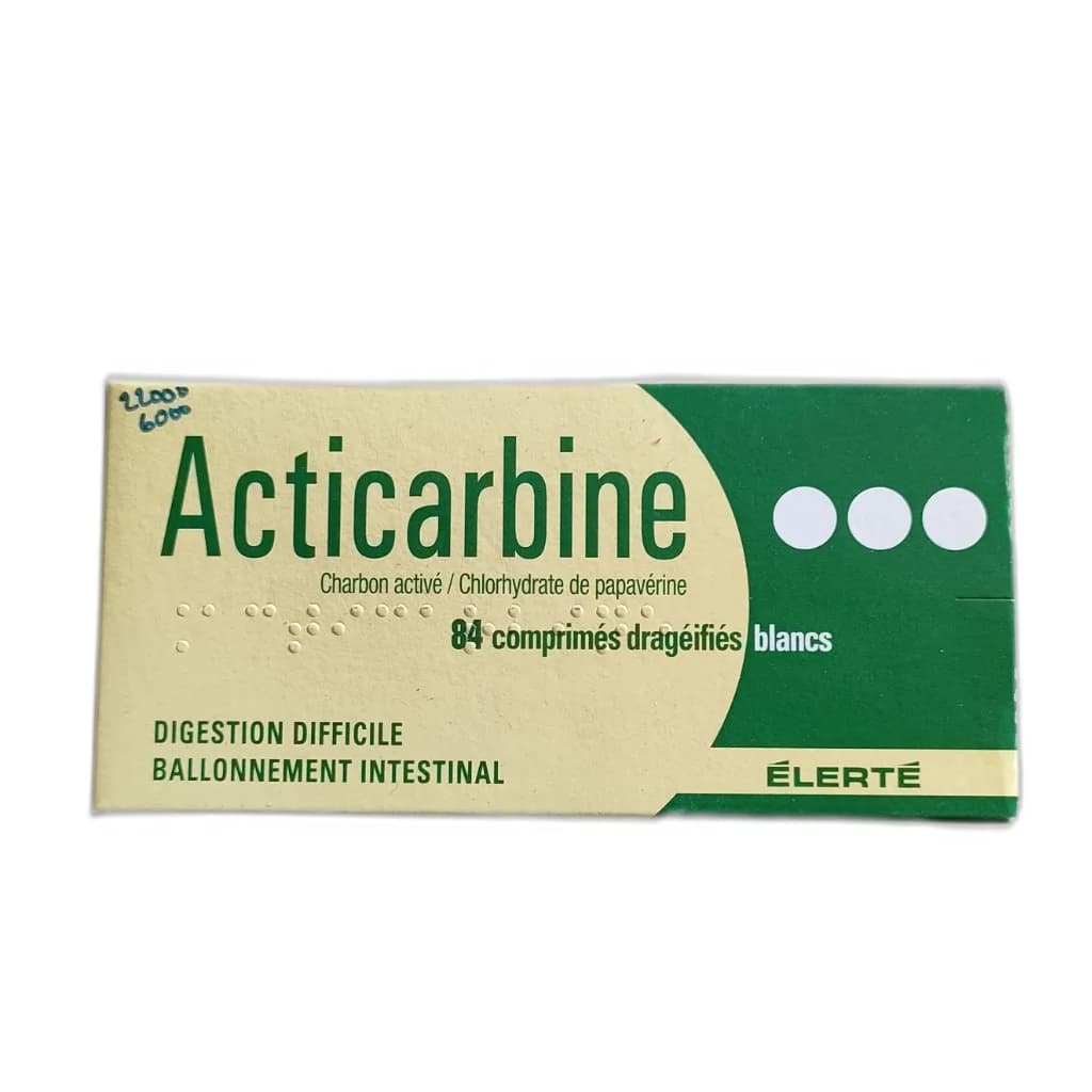 Acticarbine Carbon 70mg / Chlor papavérine 14 mg