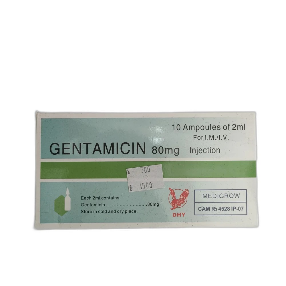 Gentamicin 80 mg / 2 mL - PHARMACY PONLEU AOSOT