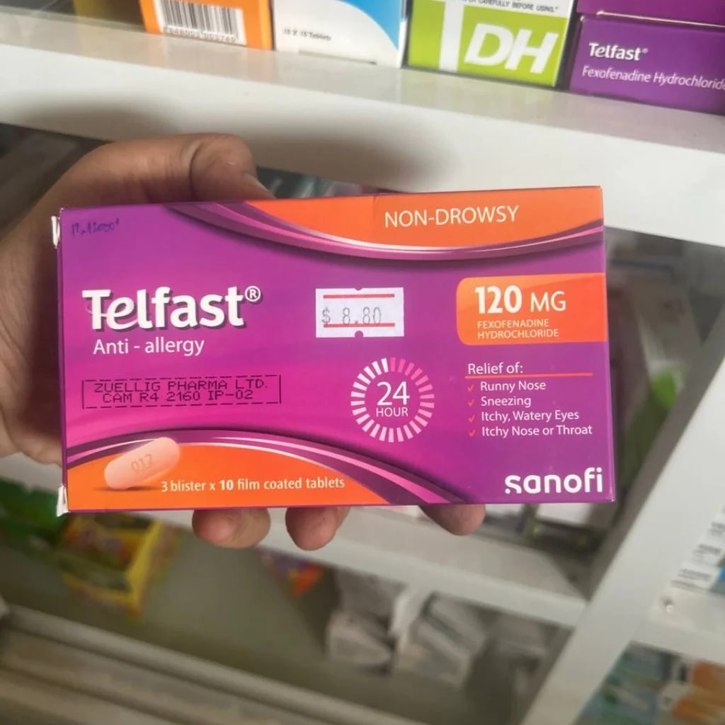 Telfast 120 mg - SETHIKA CARE Pharmacy