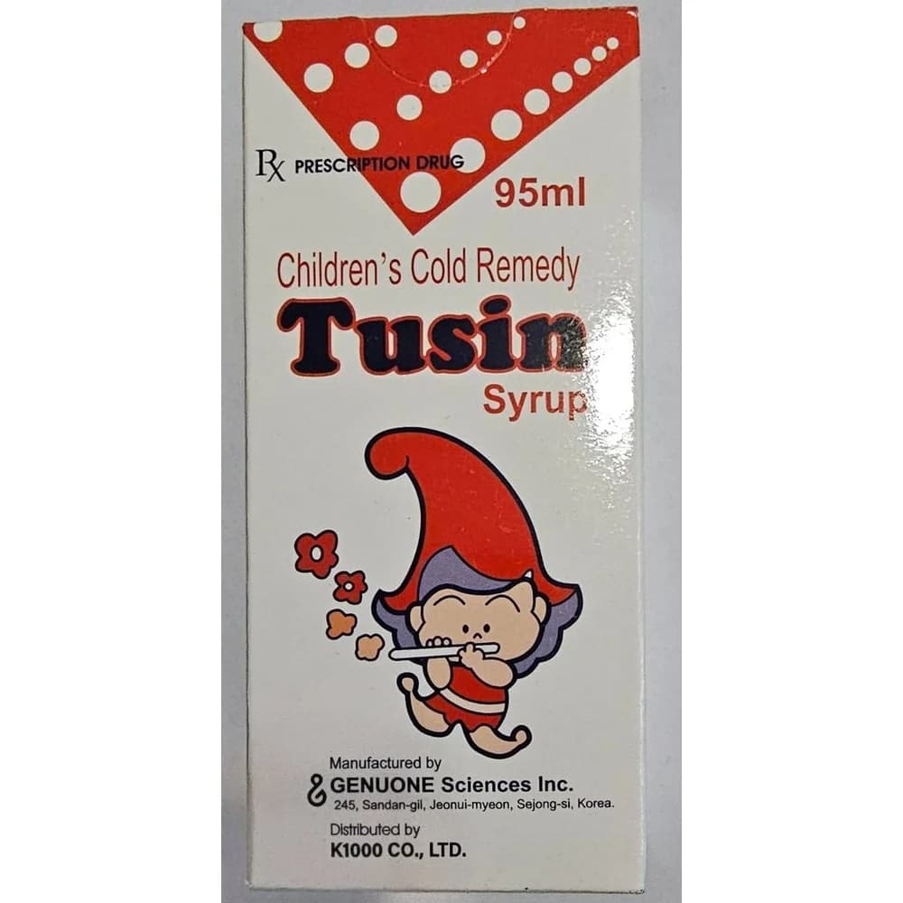 Tusin Acetaminophen 1000 mg / Guaifenesin 233.3 mg per 100 ml (combination)