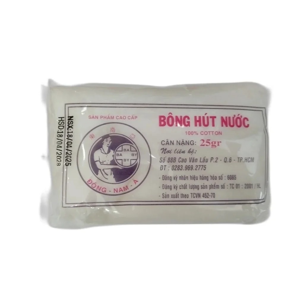 Bông Hút Nước 25 g - ឱសថស្ថាន សុខលាភ