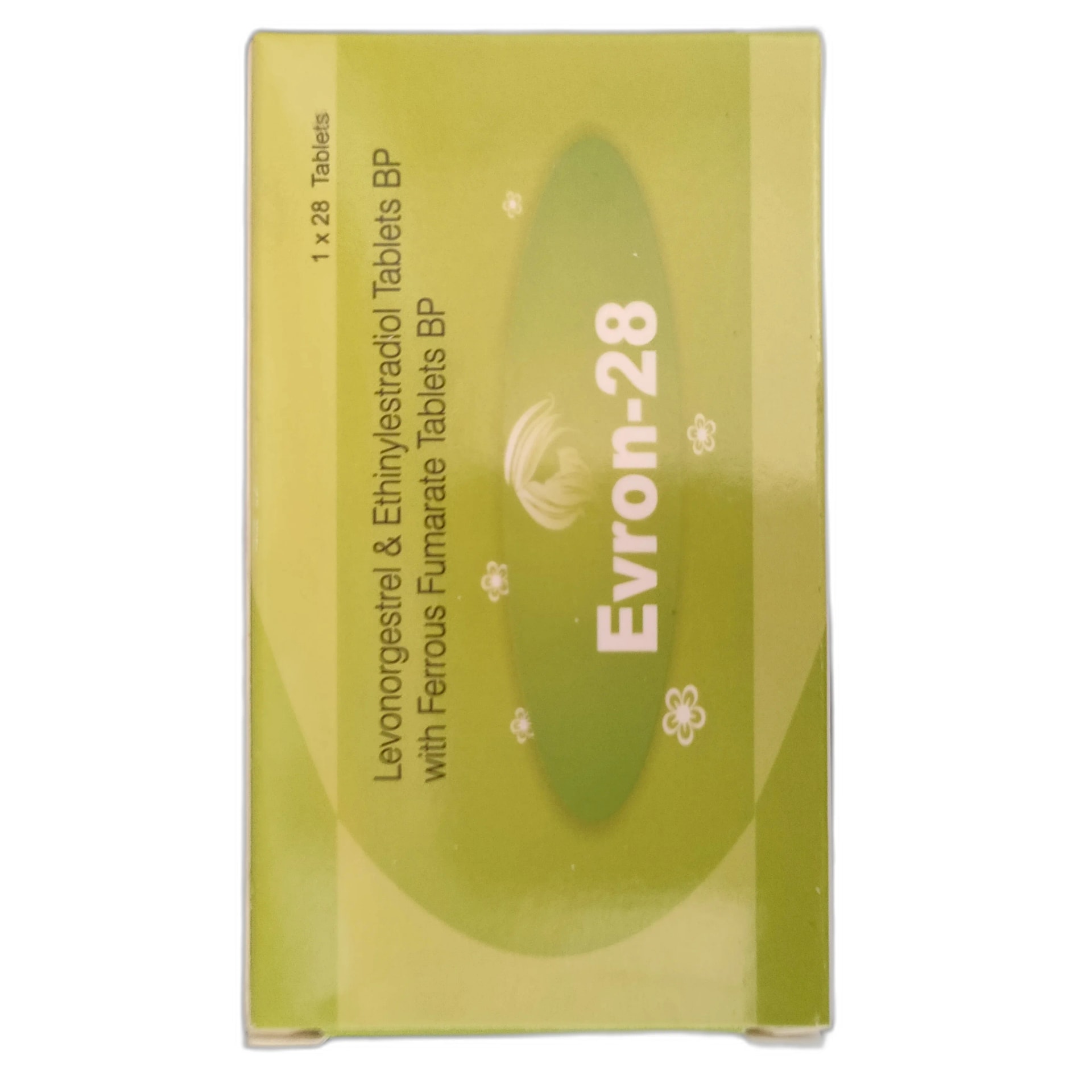 Evron-28 Levonorgestrel 0.15mg / Ethinylestradiol 0.03mg / Ferrous Fumarate 60mg - Heng Pharmacy