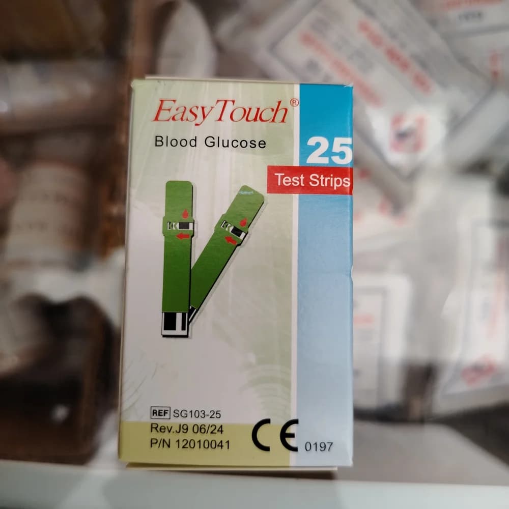EasyTouch Blood Glucose Test Strips (REF: SG103-25) 25 test strips