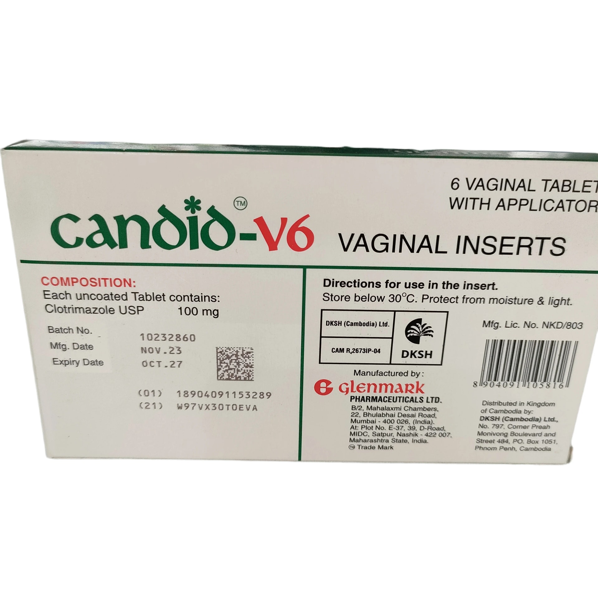 Candid-V6 100 mg - PHARMACY PONLEU AOSOT