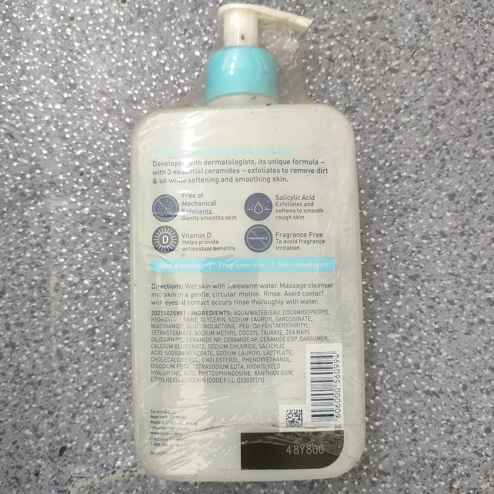 Cetaphil Gentle Exfoliating SA Cleanser Salicylic acid