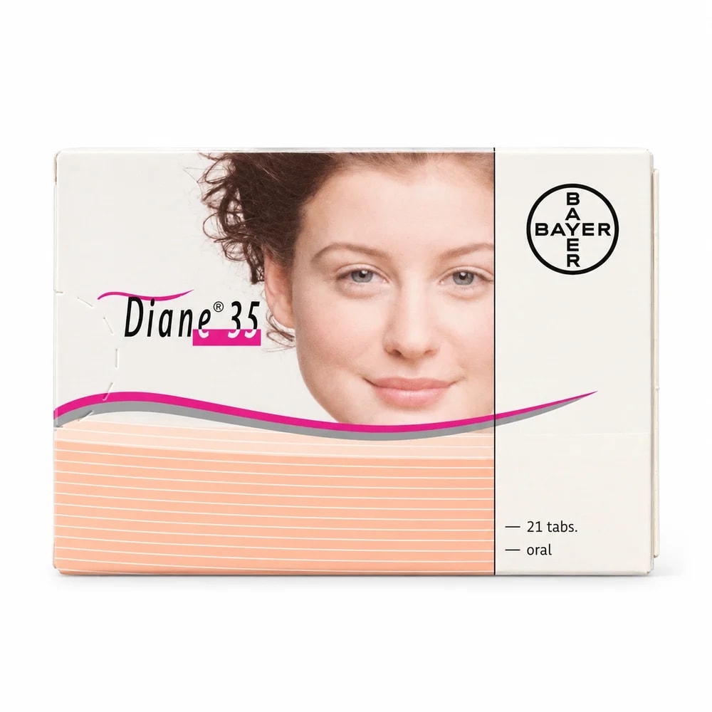 Diane 35 Cyproterone acetate 2 mg / Ethinylestradiol 0.035 mg - Sann Sopheachenda Pharmacy