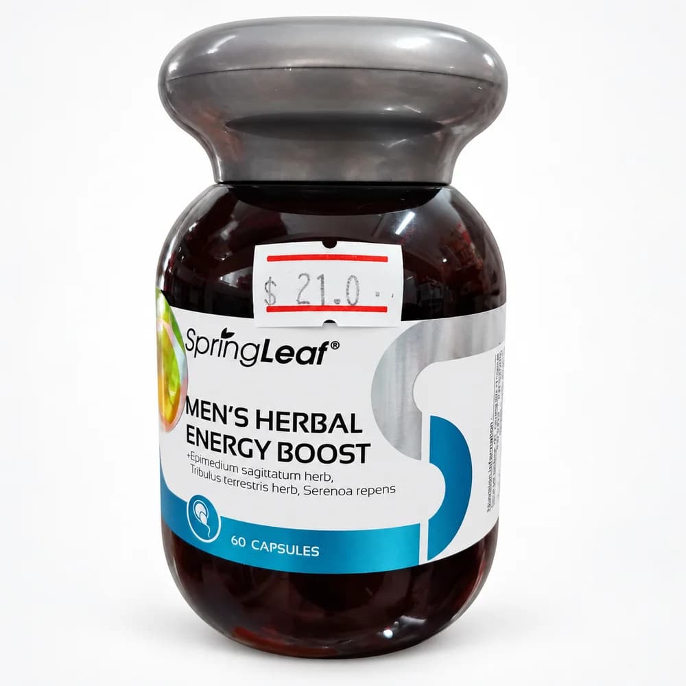 Spring Leaf Men's Herbal Energy Booster