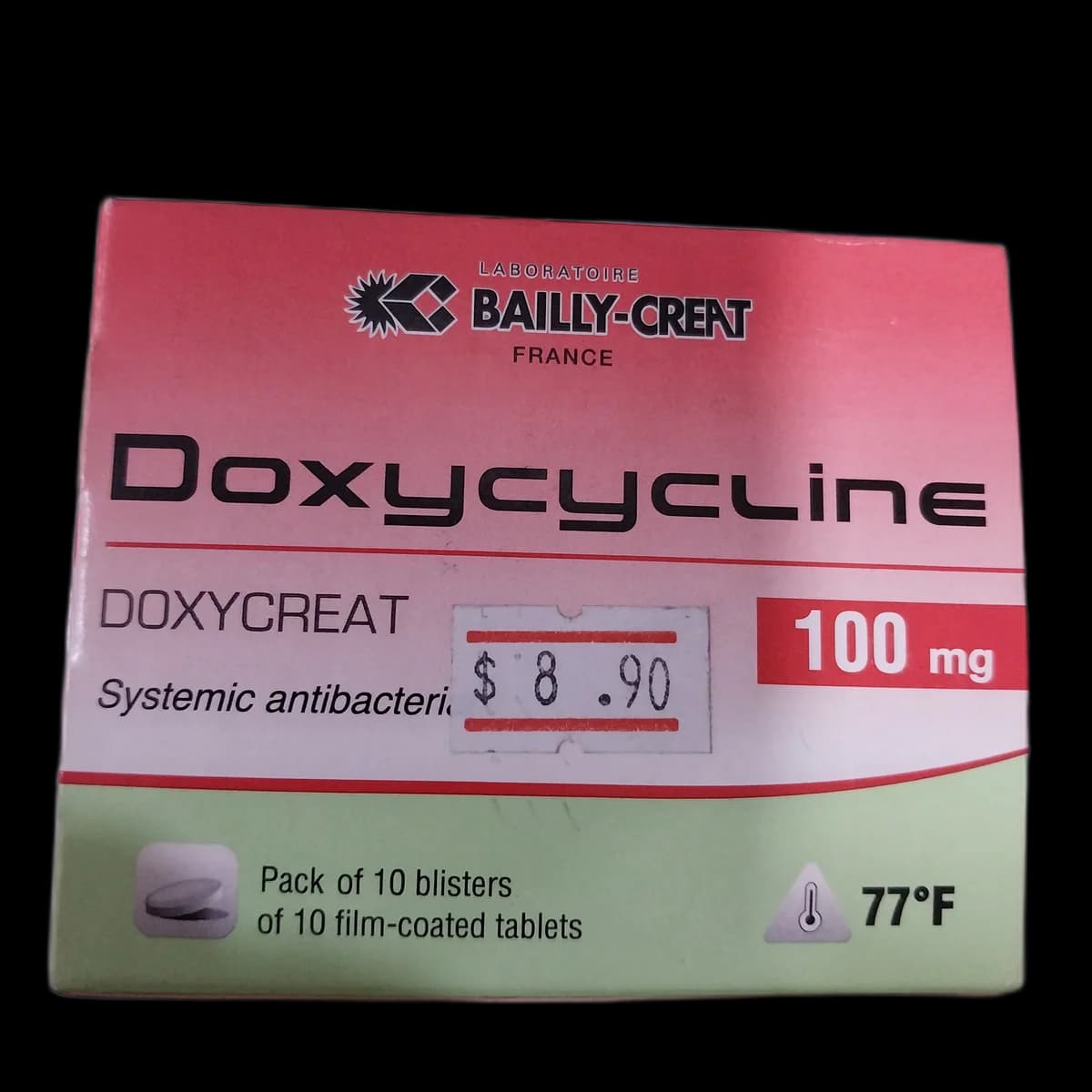 Doxycycline (Doxycreat) 100mg