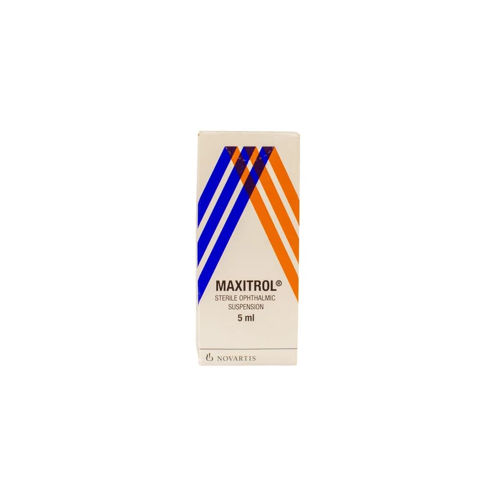 Maxitrol Eye Drops 1 mg / 6,000 IU / 3,500 IU per ml (5 ml)