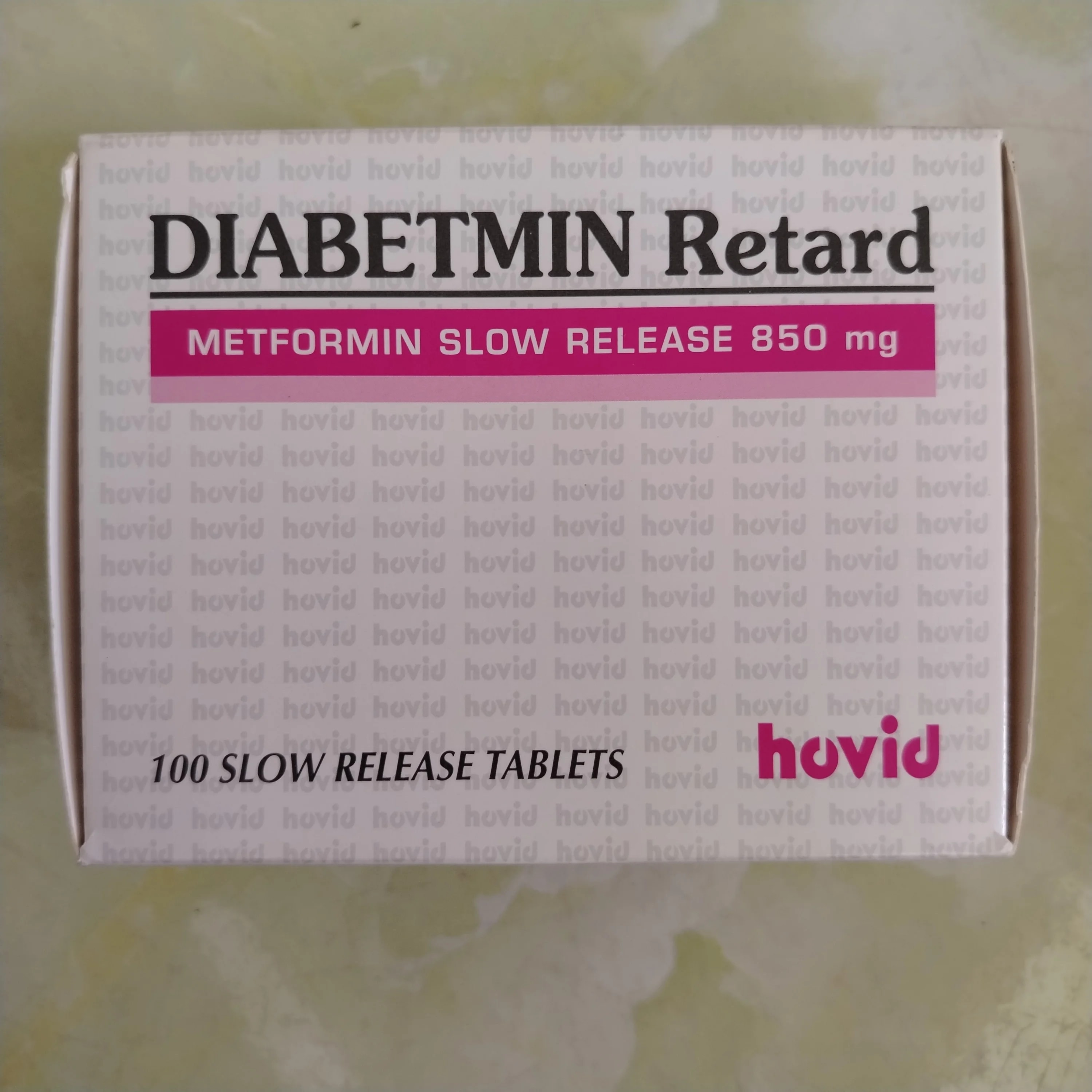 Diabetmin Retard 850mg 850mg - Phal Cham Rouen