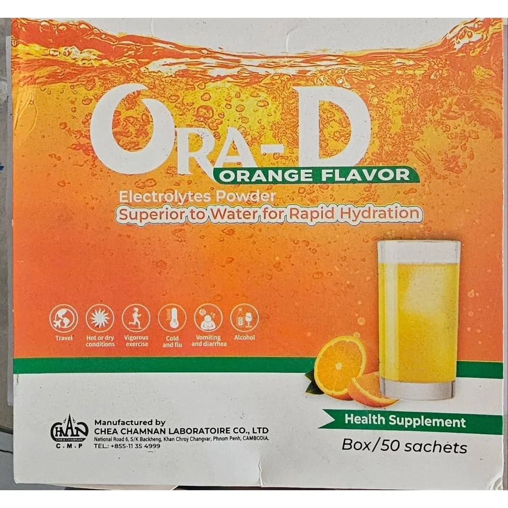 Ora-D Orange flavor - TRAM NEAK PHARMCY