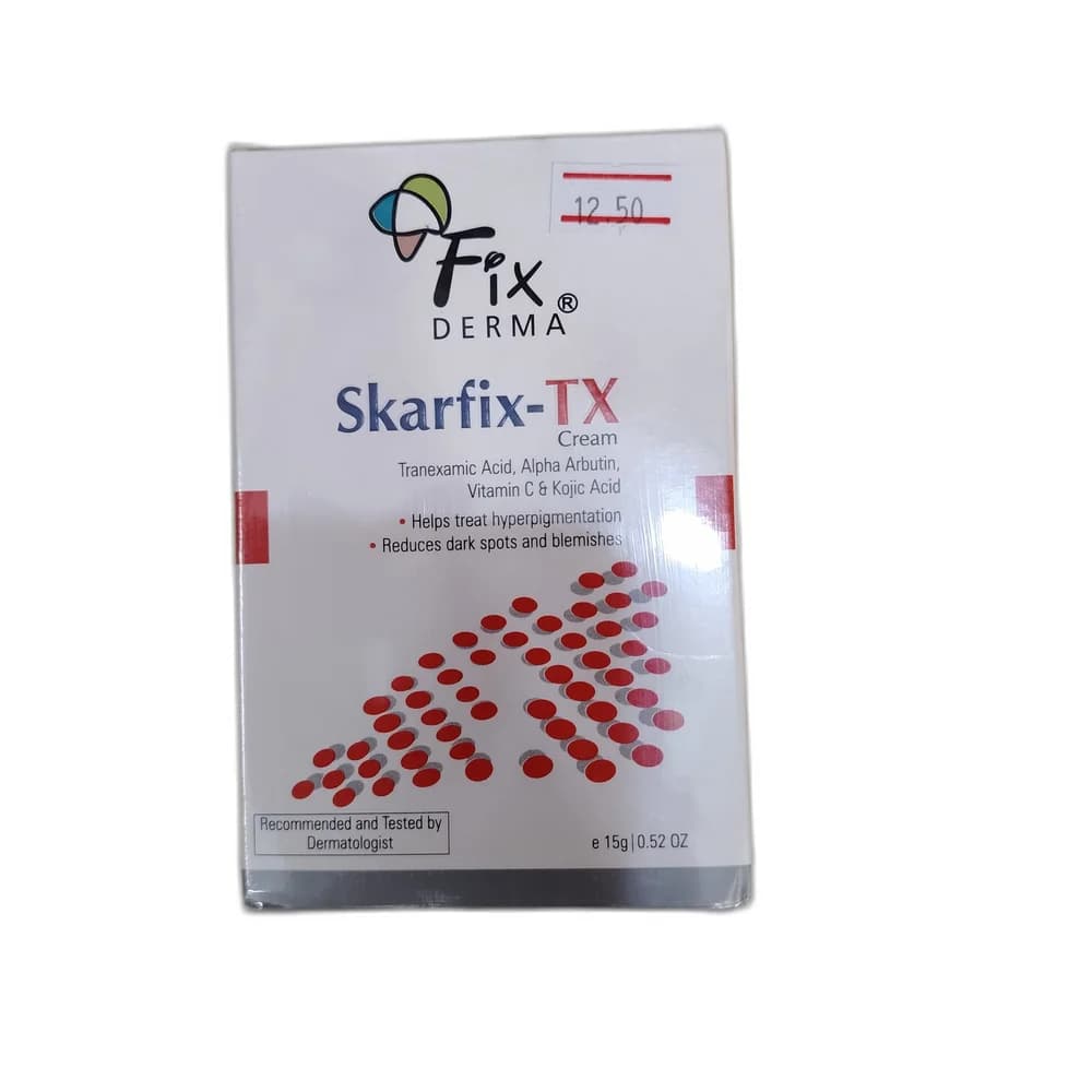 Fixderma Skarfix-TX Cream Tranexamic Acid, Kojic Acid, Alpha Arbutin & Vitamin C