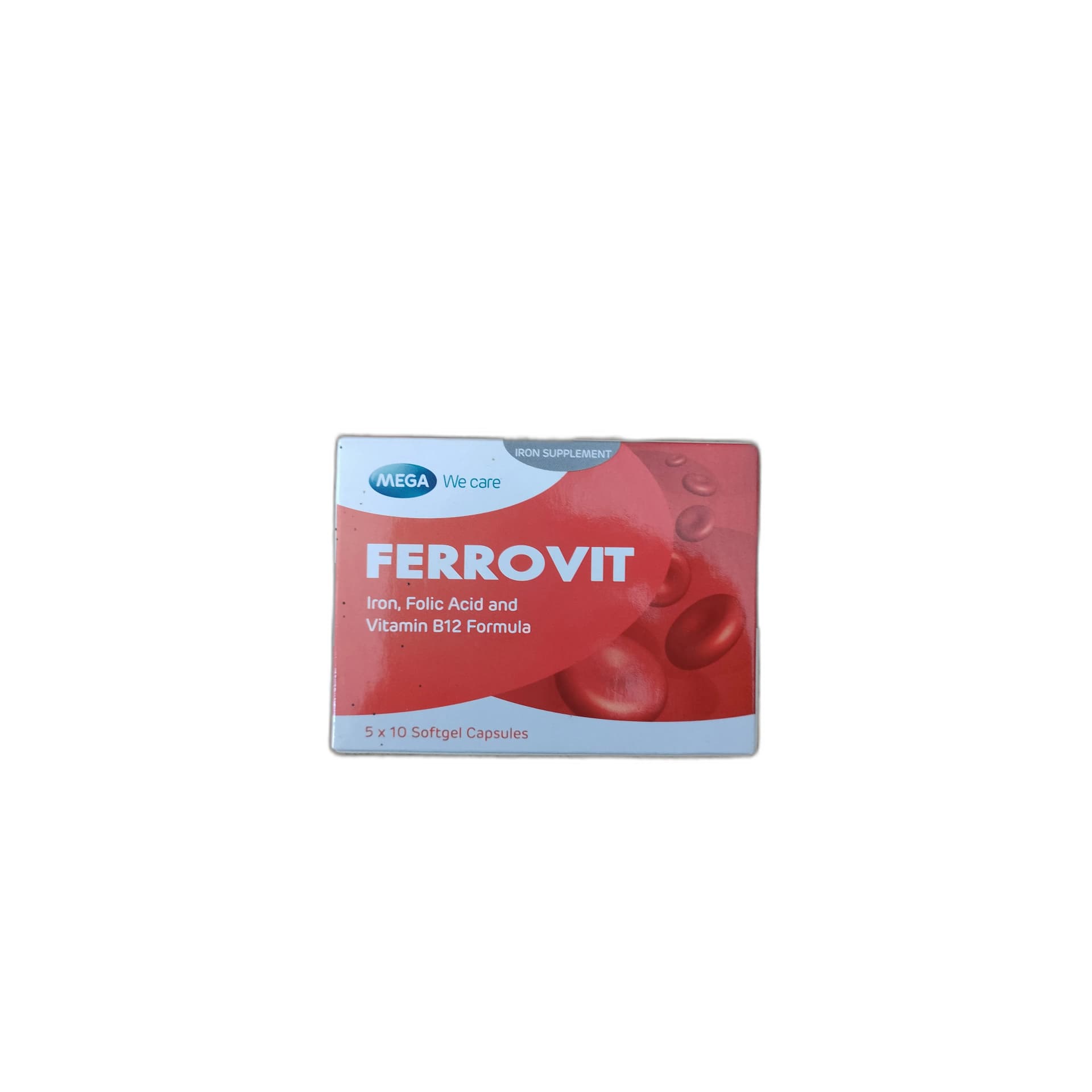 Ferrovit Iron Supplement Iron + Folic Acid + Vitamin B12 formula