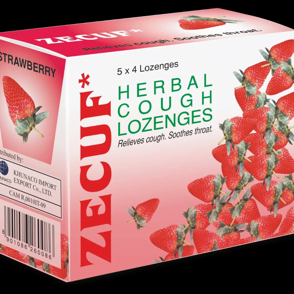 Zecuf Herbal Cough Lozenges (Strawberry) Lozenges
