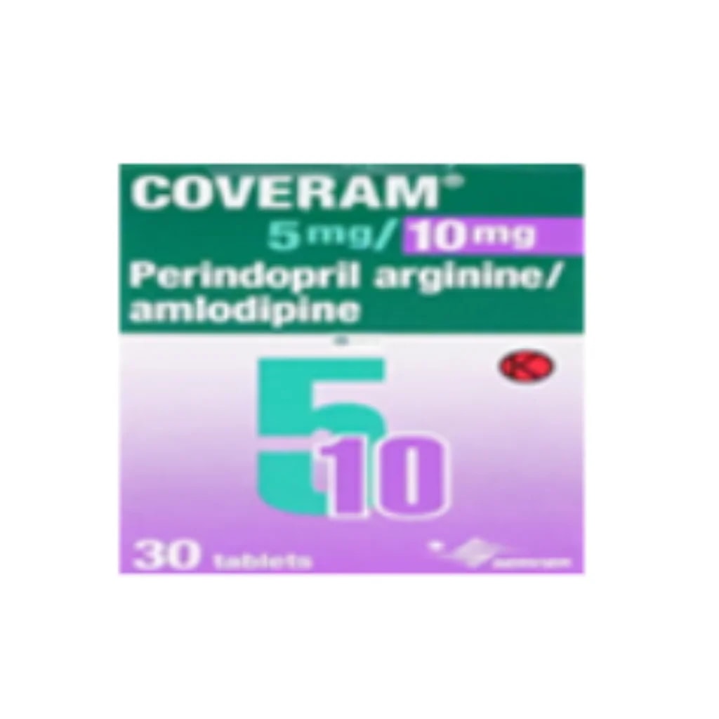 Coveram 5mg/10mg (Perindopril/Amlodipine) 5mg/10mg - Phnom Penh Care Pharmacy 2ND Floor / Under CENTRAL HOSPITAL