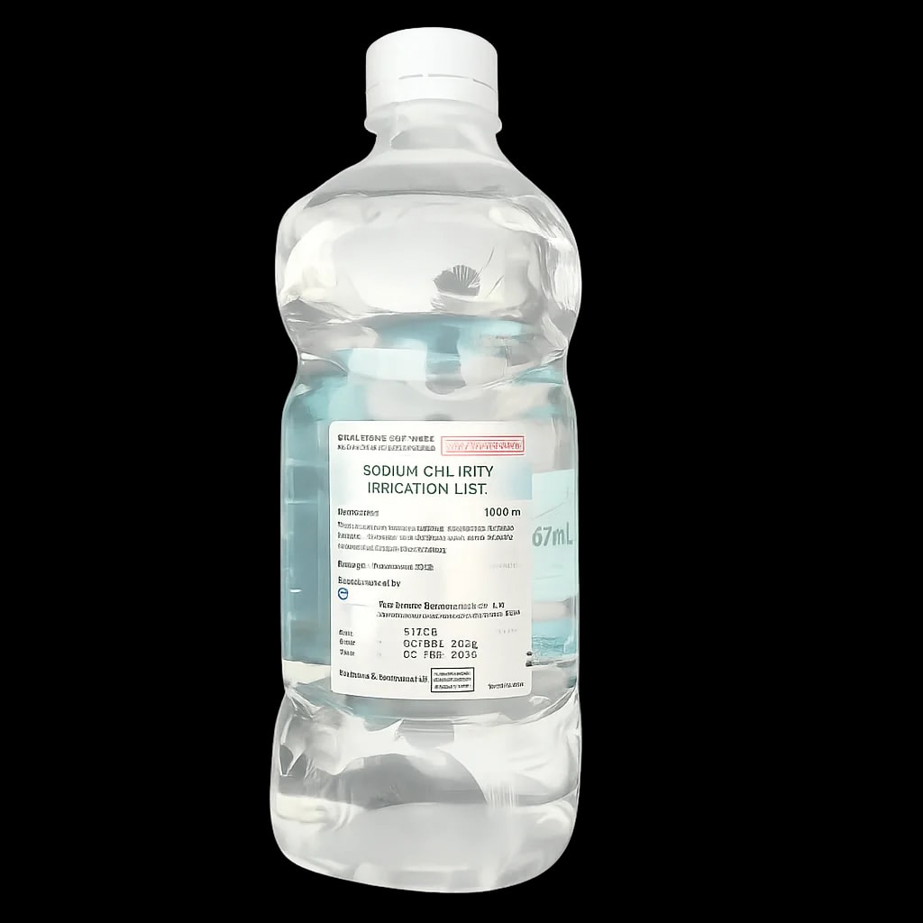 Sodium Chloride Irrigation U.S.P. 0.9% w/v, 1,000 mL - PHARMACIE PUNLEU SOKPHEAP II
