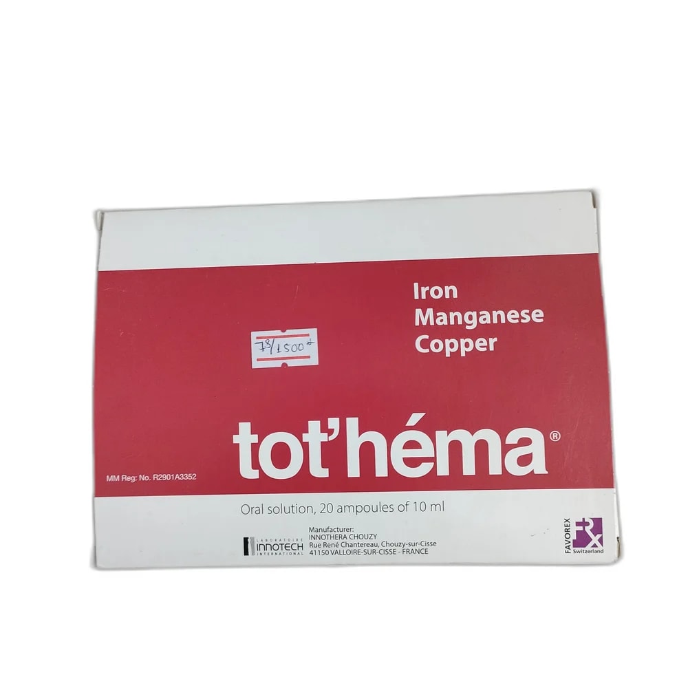 Tot'héma 10 ml per ampoule - MEY PHARMA PHARMACY