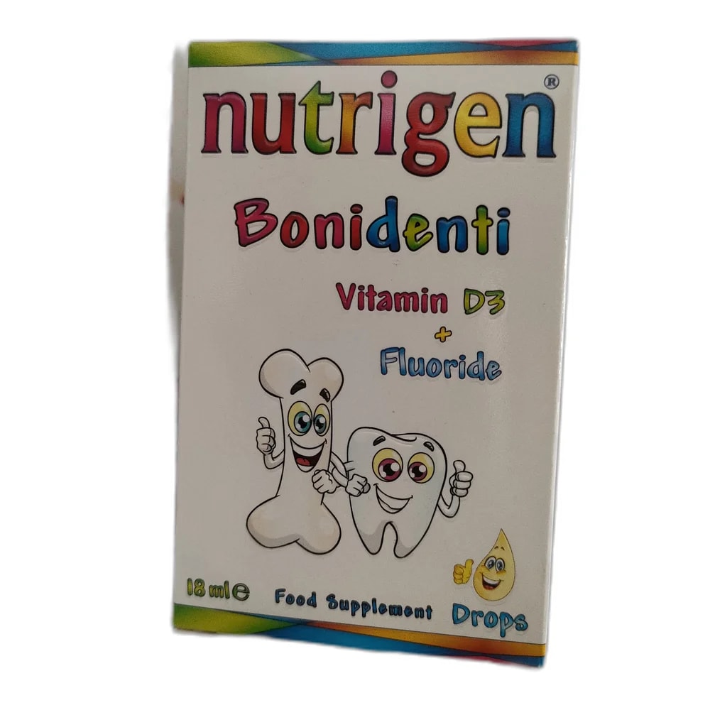 Nutrigen Bonidenti Vitamin D3 10mcg + Fluoride 0.25mg per 4 drops - MEY PHARMA PHARMACY