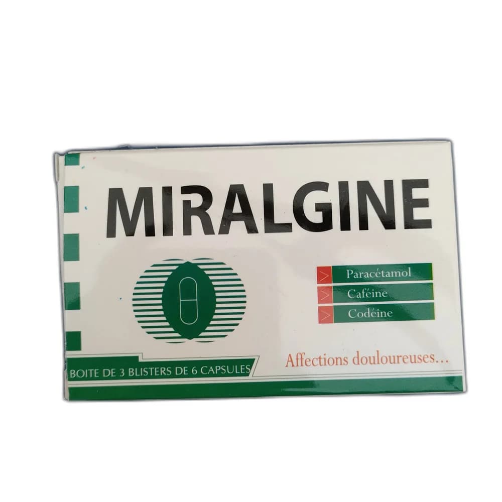 Miralgine 400 mg / 62.5 mg / 20 mg