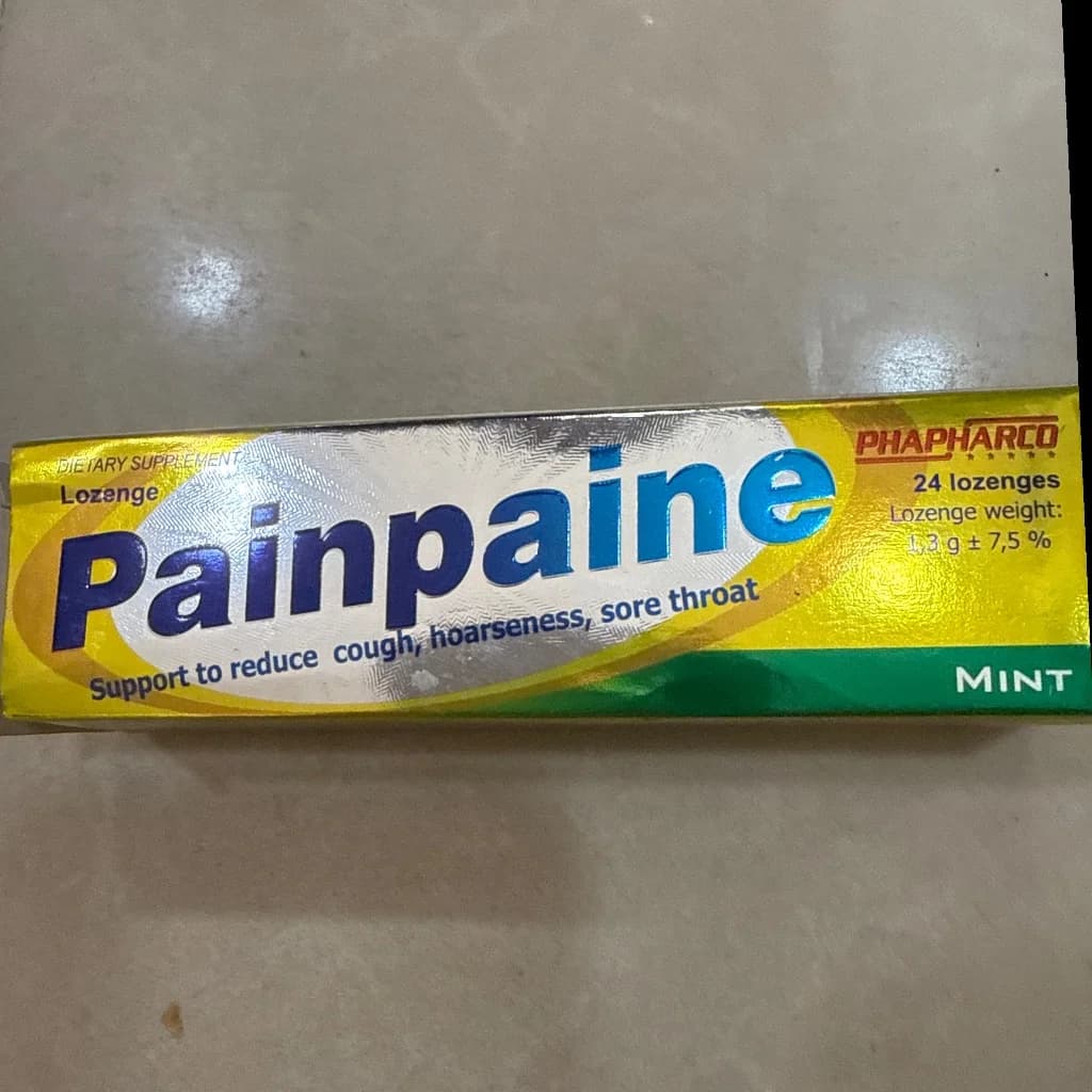 Painpaine Bromelain 20mg Papain 20mg Mentol 2mg