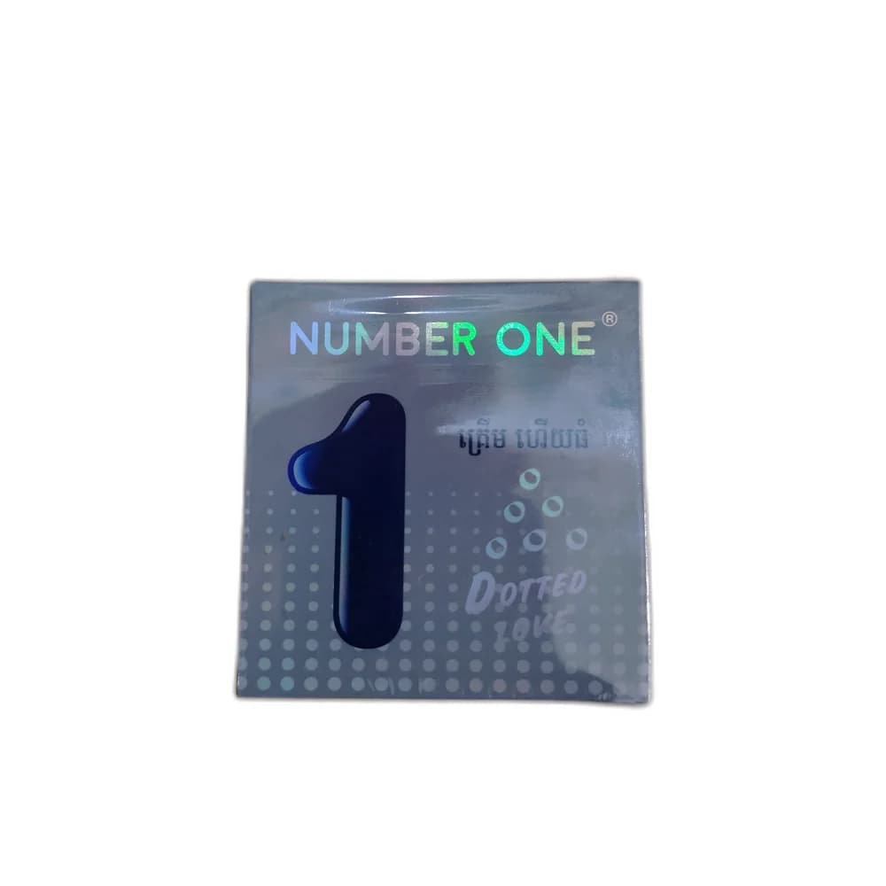 Number One Dotted Love Condoms