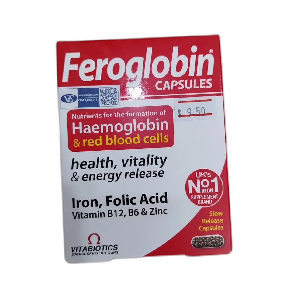 Feroglobin 30 Capsules