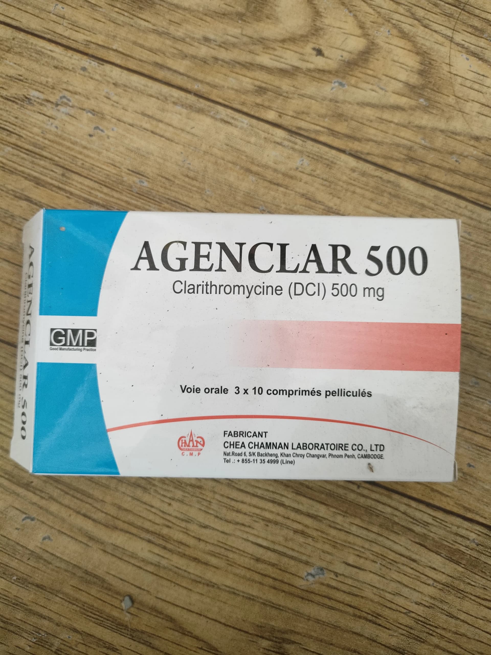 AGENCLAR 500 500mg