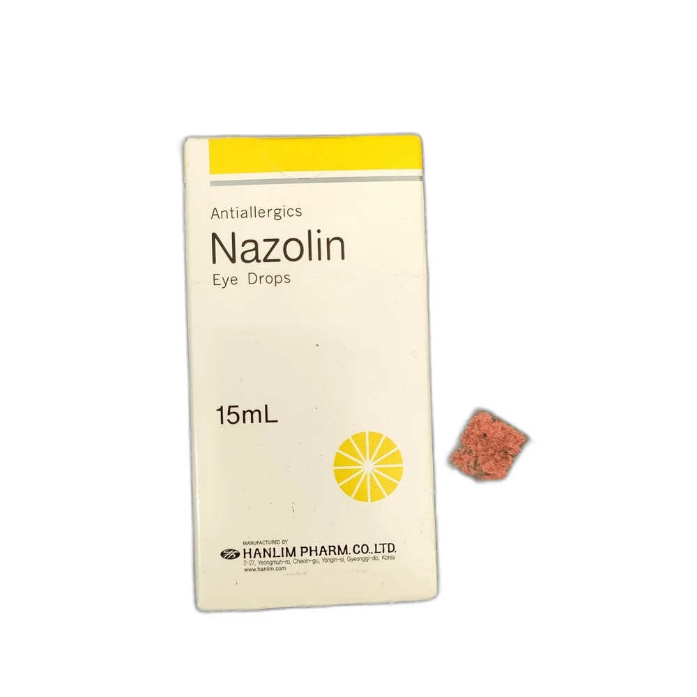 Nazolin Eye Drops Pheniramine maleate 3 mg/ml + Naphazoline HCl 0.25 mg/ml - Depot De Pharmacie "A" Kim Houy