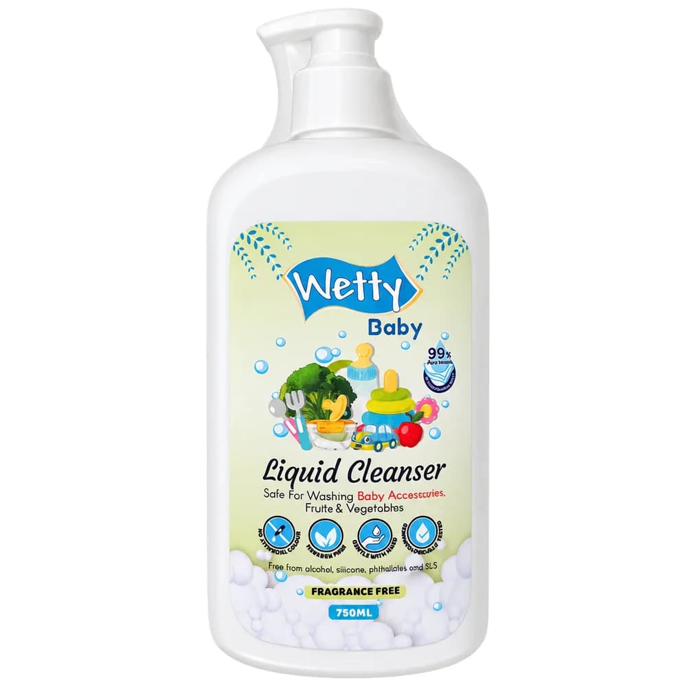 Wetty Baby Liquid Cleanser 750 mL