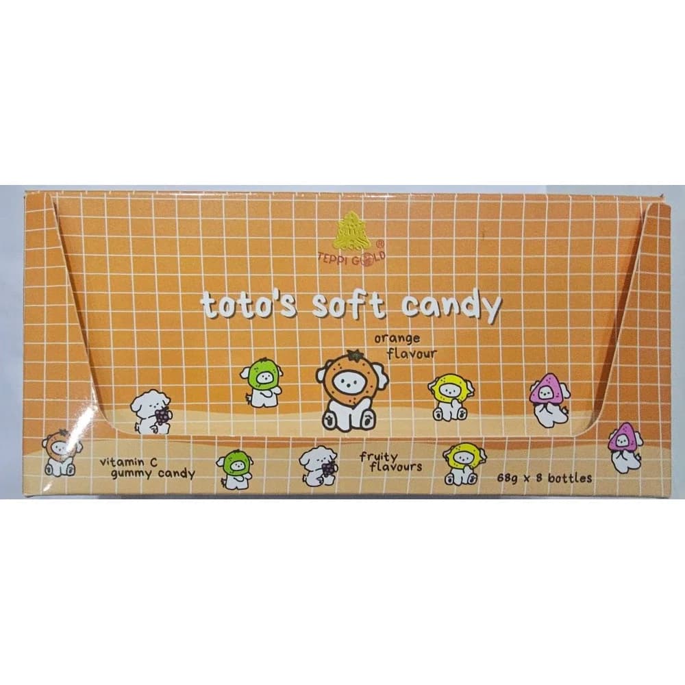Toto's Soft Candy Orange 68 g
