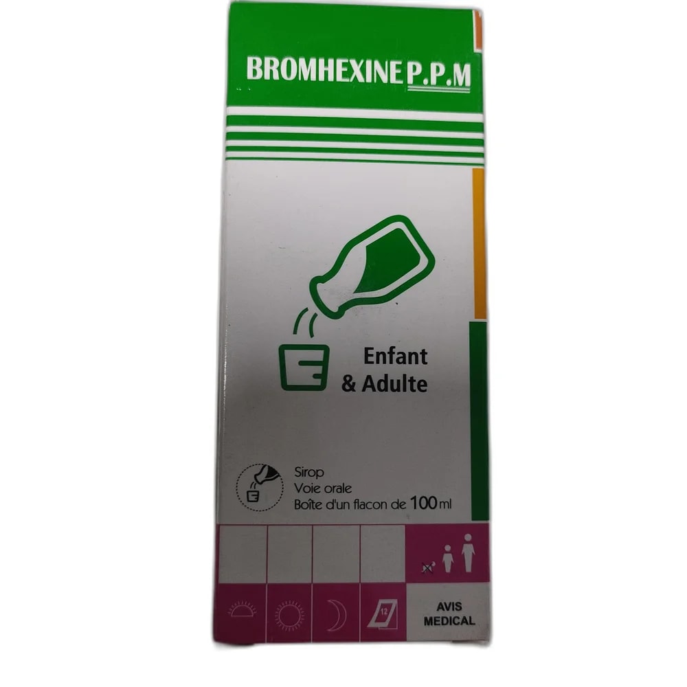 Bromhexine P.P.M 4 mg/5 ml - PHARMACIE PORNLEU PICH