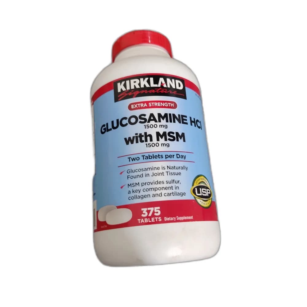 Kirkland Signature Extra Strength Glucosamine HCl with MSM 1500 mg / 1500 mg