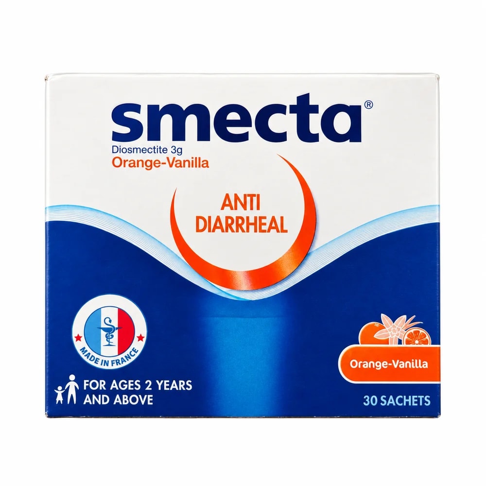 Smecta Orange-Vanilla Diosmectite 3 g per sachet - Reachiny Pharmacy
