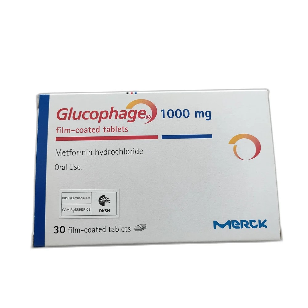 Glucophage 1000 mg 1000 mg - SUKHA PHARMACY