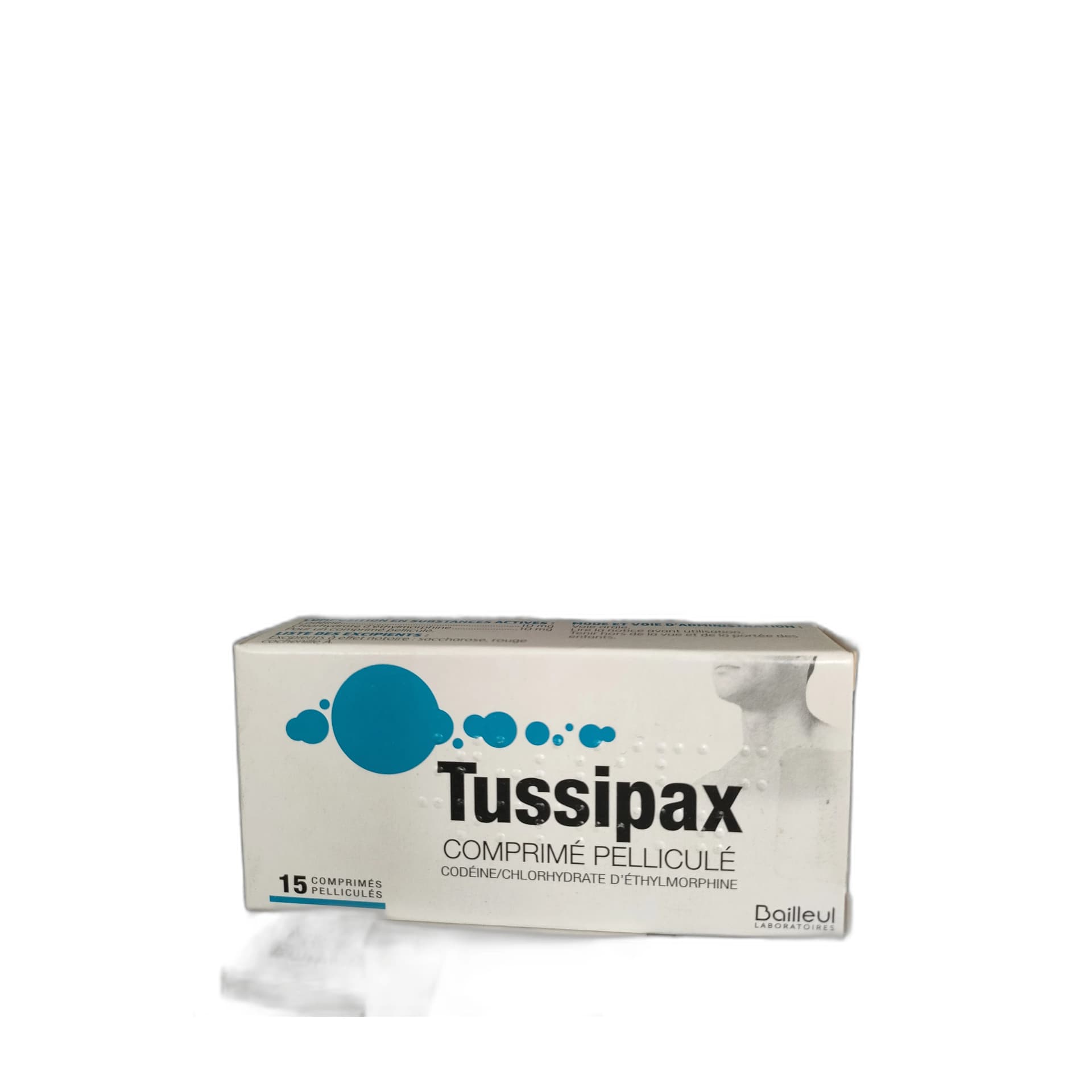 Tussipax Codeine Tablets 15 tablets