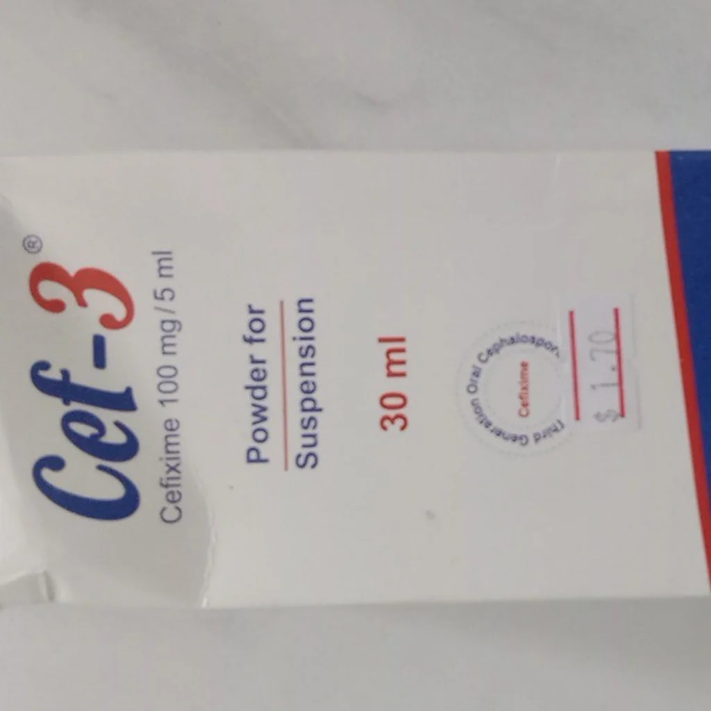Cef-3 100mg / 5mL - SETHIKA CARE Pharmacy